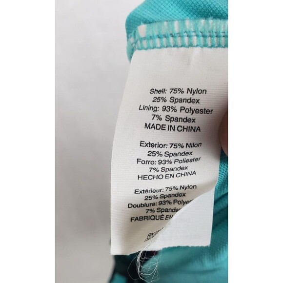 Blue Rod Beattie Swimsuit 12 Tropical Floral Colorful Knotted Front Beach Resort - Picture 6 of 6